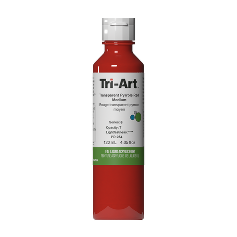 Tri-Art Liquids - Transparent Pyrrole Red Medium - Art Noise