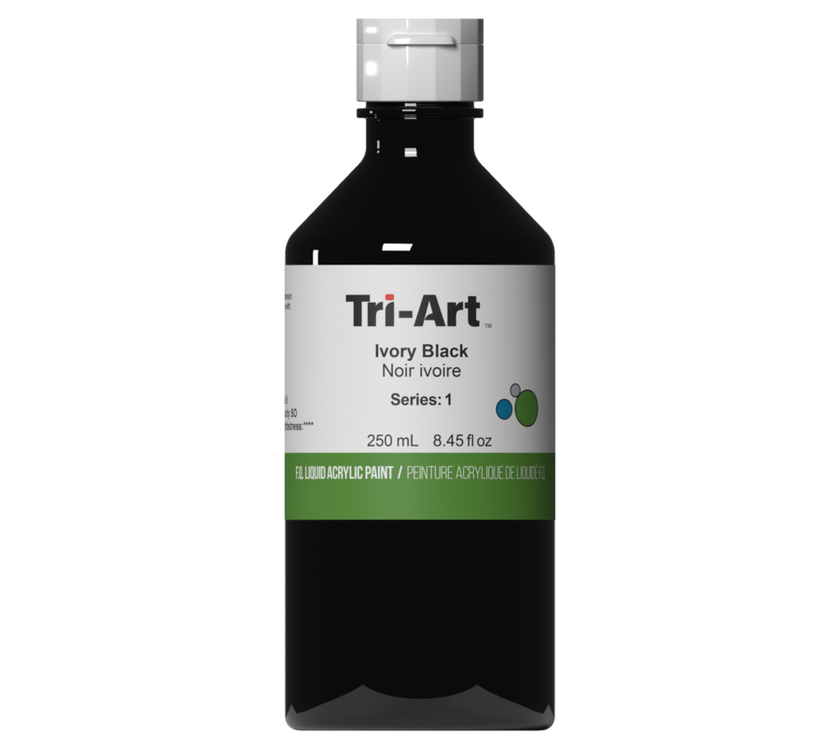 Tri-Art Liquids - Ivory Black - Art Noise