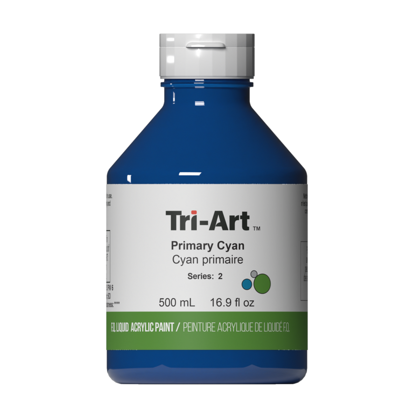 Tri-Art Liquids - Primary Cyan - Art Noise