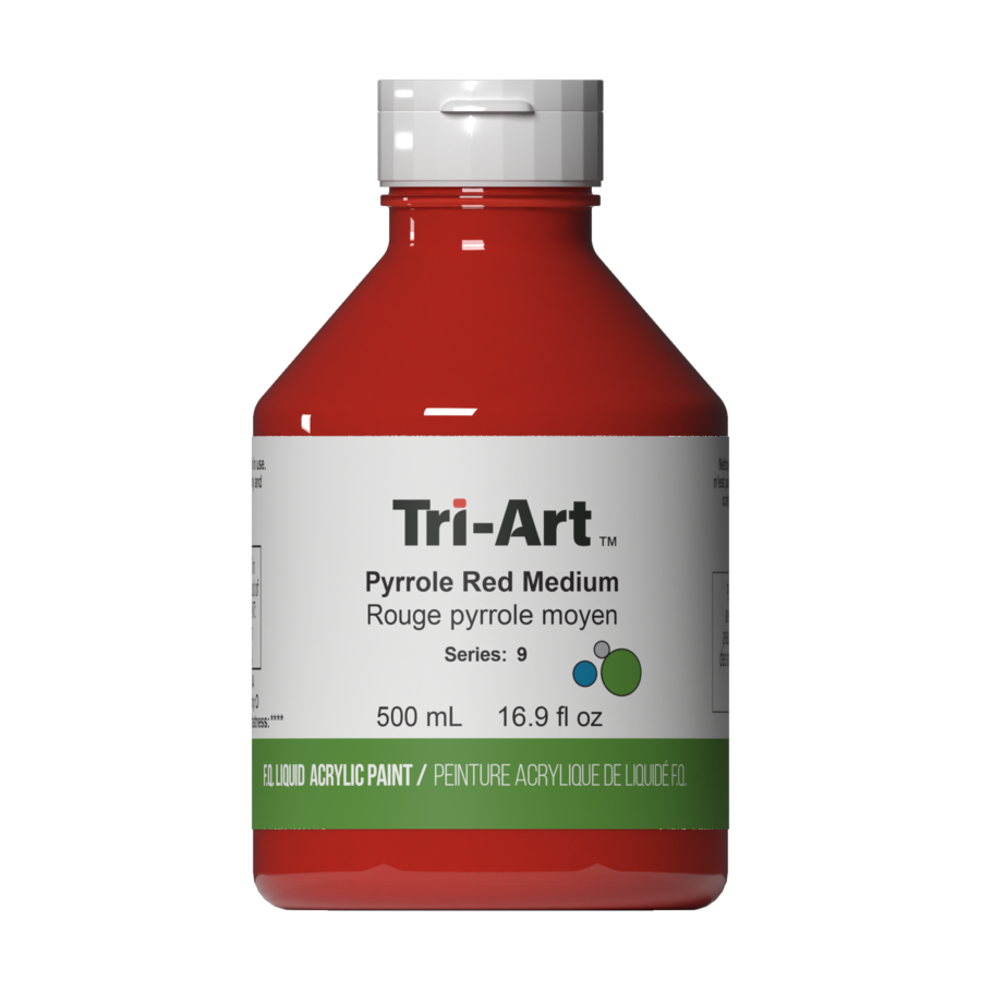 Tri-Art Liquids - Pyrrole Red Medium - Art Noise