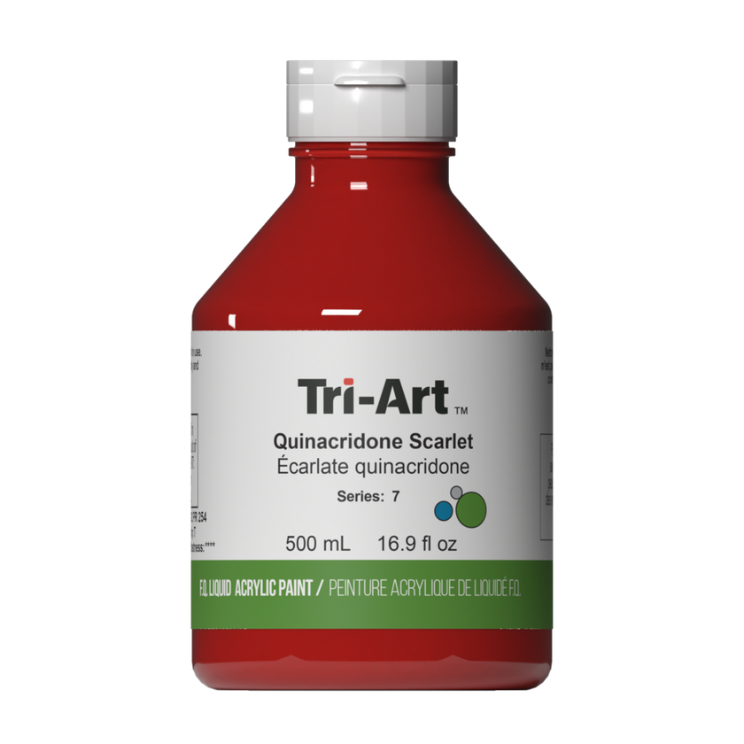 Tri-Art Liquids - Quinacridone Scarlet - Art Noise
