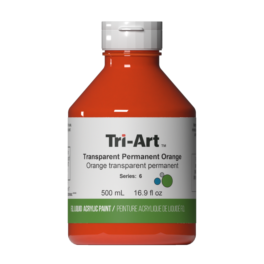 Tri-Art Liquids - Transparent Permanent Orange - Art Noise