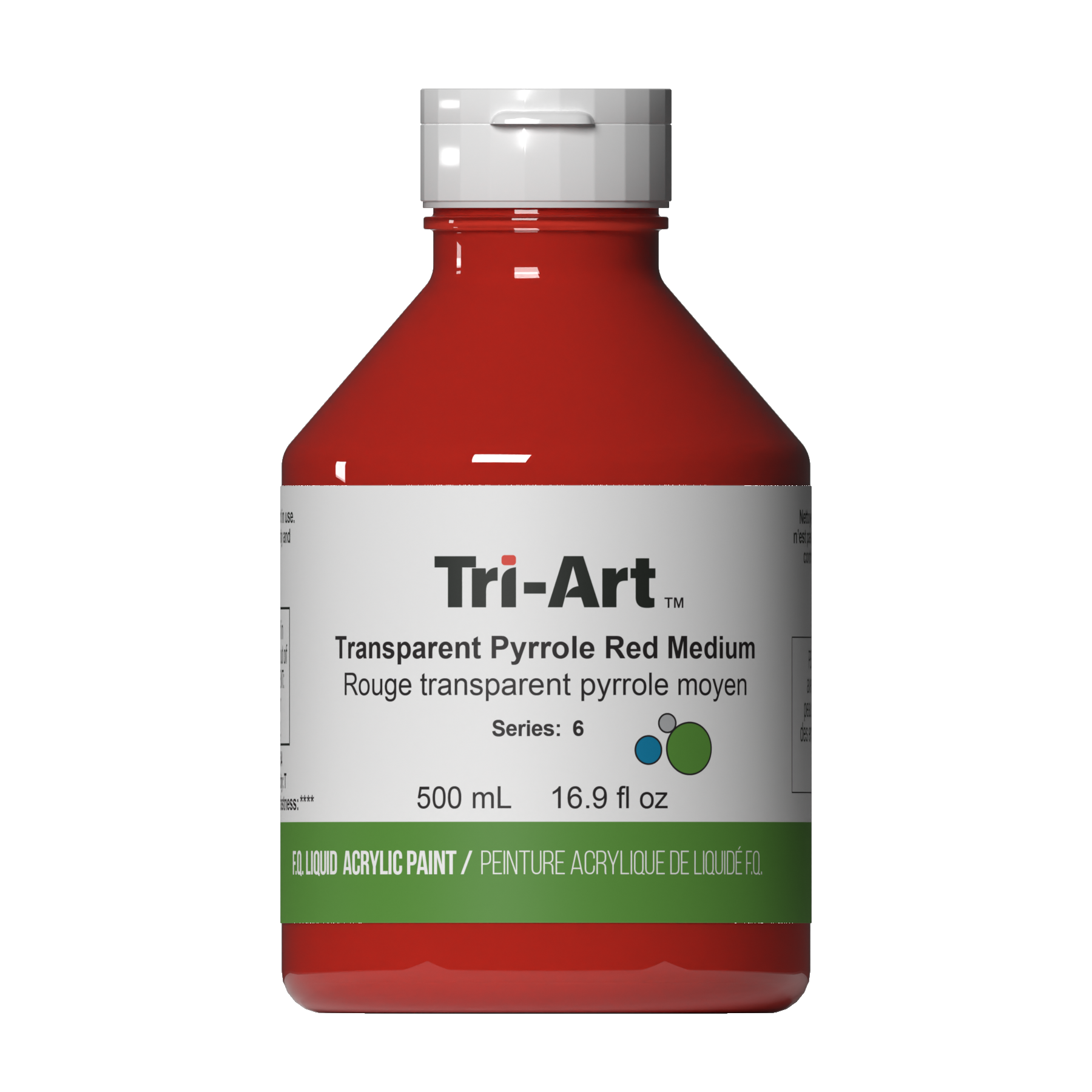 Tri-Art Liquids - Transparent Pyrrole Red Medium - Art Noise