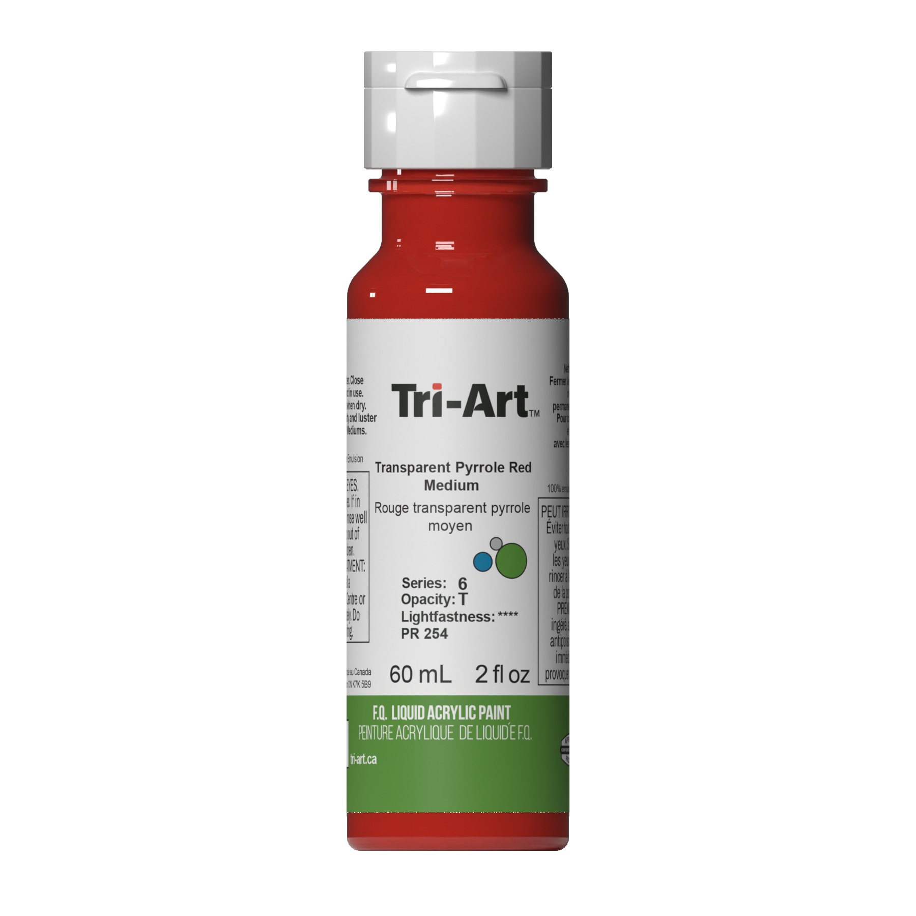 Tri-Art Liquids - Transparent Pyrrole Red Medium - Art Noise