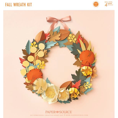Paper Source - Fall Wreath - Art Noise Paper Source - Fall Wreath Paper Source Craft Kit art-noise.myshopify.com paper-source-fall-wreath