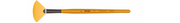 Tri-Art Artist Brushes - Short Synthetic - WC/Acryl - Fan - 6 - Art Noise
