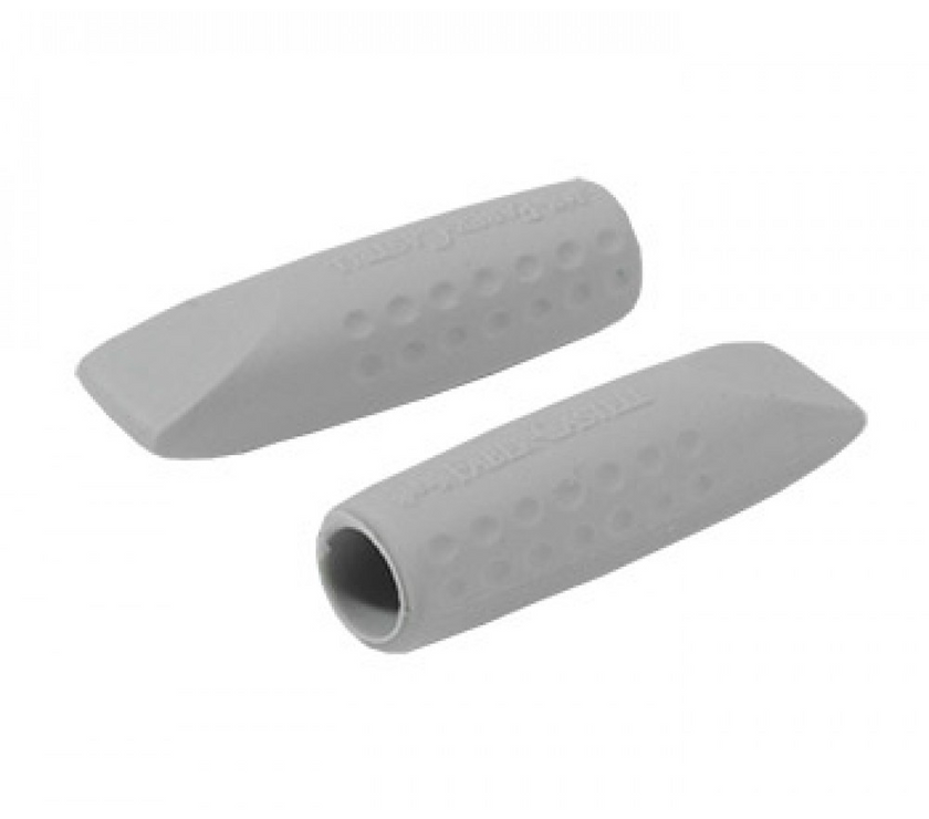 Faber-Castell - GRIP 2001 ERASER CAP WHITE - pack of 2 - Art Noise