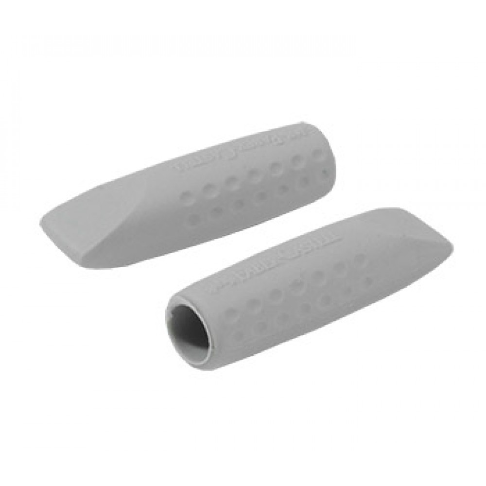 Faber-Castell - GRIP 2001 ERASER CAP WHITE - pack of 2 - Art Noise