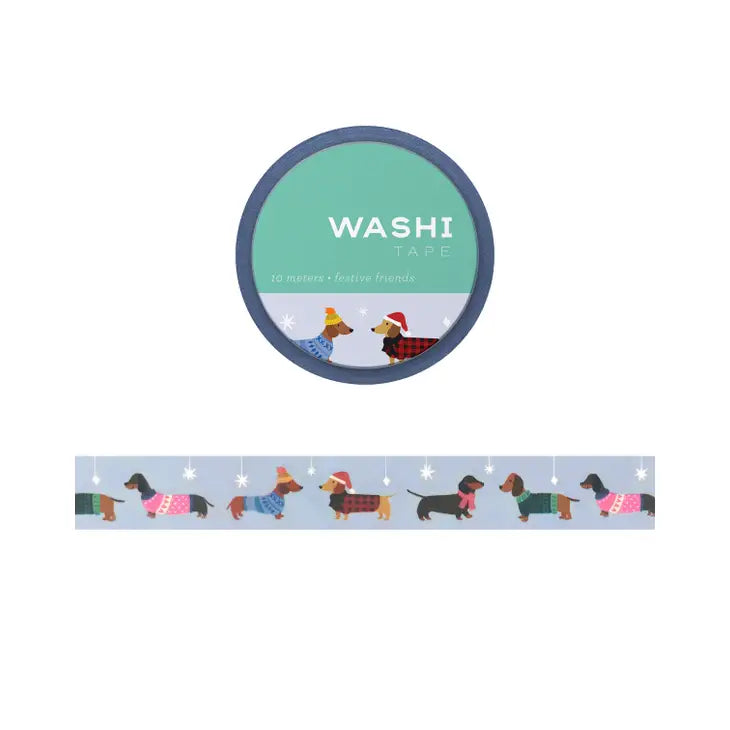 Girl of All Work - Festive Friends Washi Tape