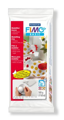 Staedtler-Mars - Modelling Clay FimoAir Basic 500g - White - Art Noise