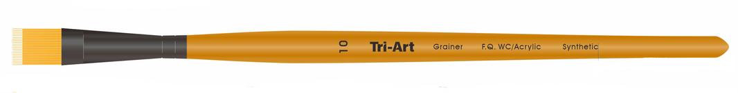 Tri-Art Artist Brushes - Short Synthetic - WC/Acryl - Grainer - 10 - Art Noise