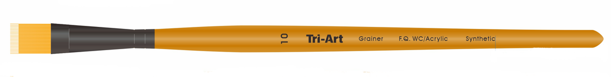 Tri-Art Artist Brushes - Short Synthetic - WC/Acryl - Grainer - 10