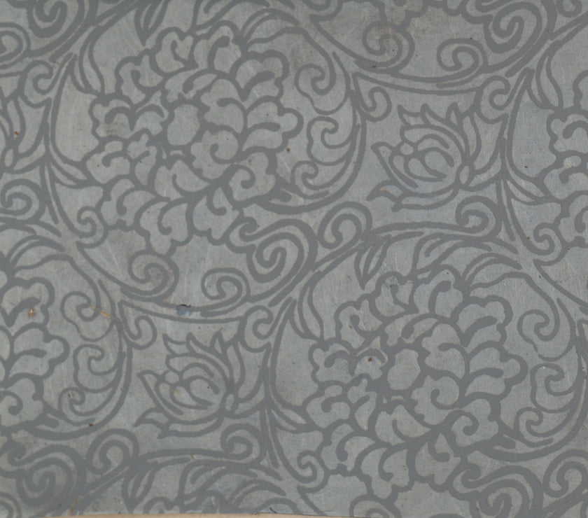 Tibetan Paper & Handicraft - Himalayan Lokta paper - Lotus print - 20x30" - Art Noise