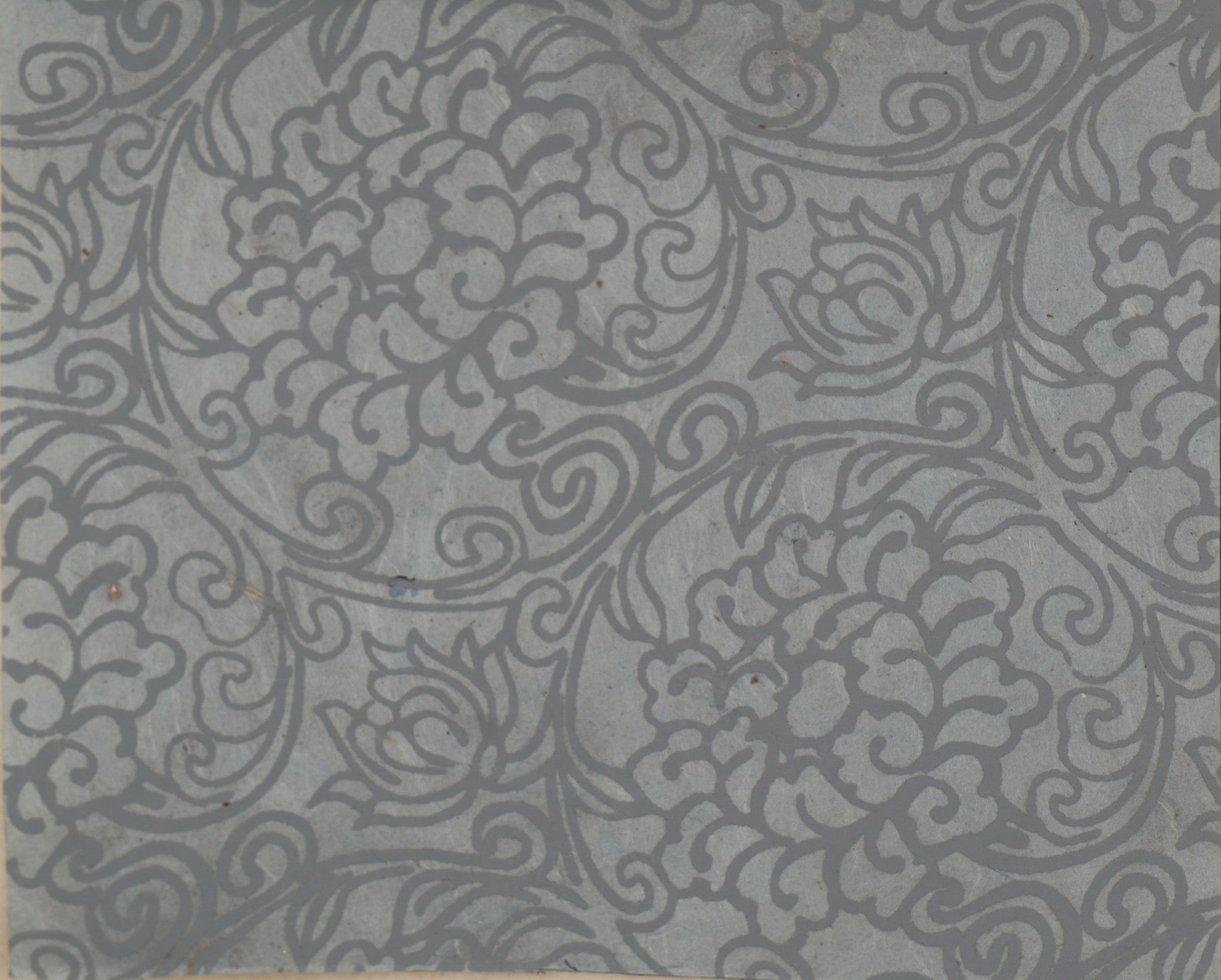 Tibetan Paper & Handicraft - Himalayan Lokta paper - Lotus print - 20x30" - Art Noise