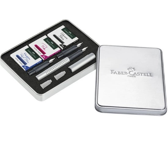 Faber-Castell - Grip 2011 Calligraphy Fountain Pen Gift Set (4438868721751)