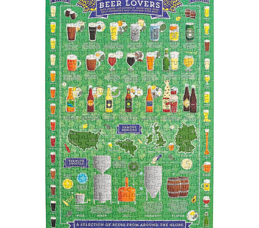 BEER LOVER'S JIGSAW PUZZLE 500PCS - Art Noise