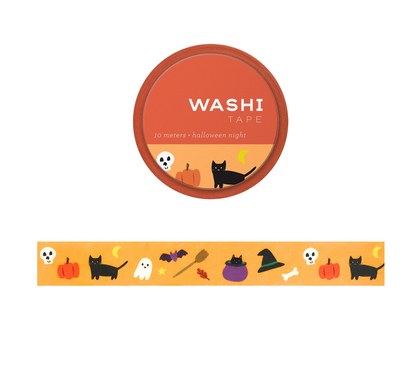 Girl of All Work - Halloween Night Washi Tape - Art Noise