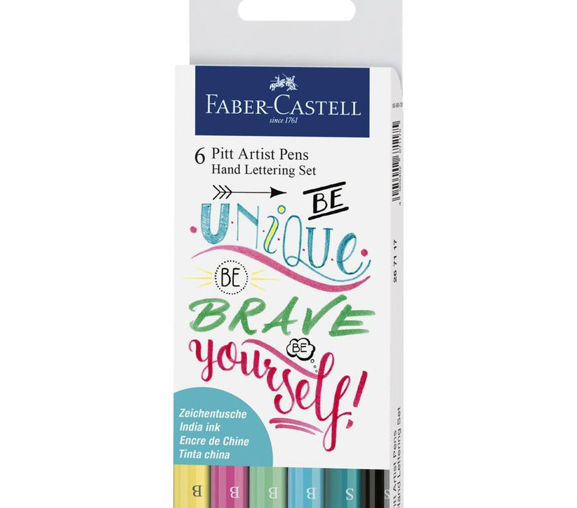 Faber-Castell - Pitt Artist Pen - Assorted tips - Hand Lettering Sets - Art Noise