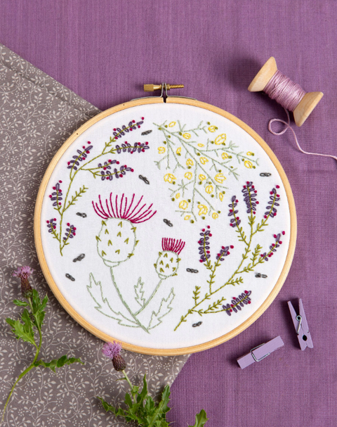 Hawthorn Handmade - Highland Heathers Embroidery Kit - Art Noise Hawthorn Handmade - Highland Heathers Embroidery Kit Hawthorn Handmade Needlecraft Kits art-noise.myshopify.com hawthorn-handmade-highland-heathers-embroidery-kit