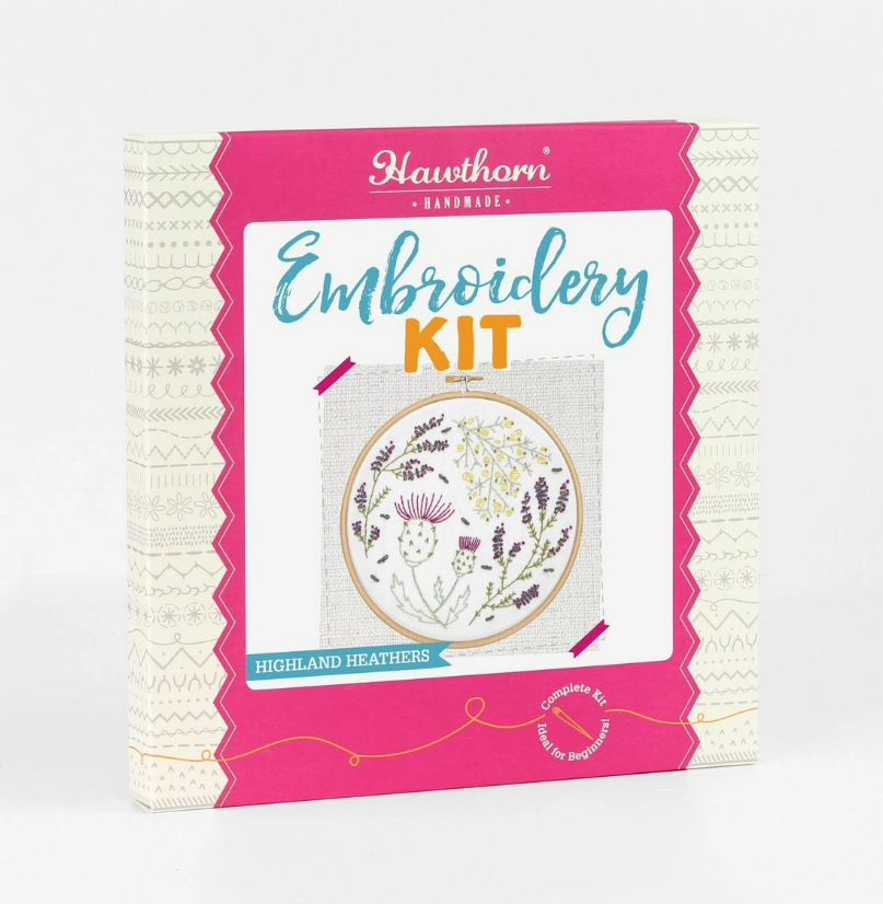 Hawthorn Handmade - Highland Heathers Embroidery Kit