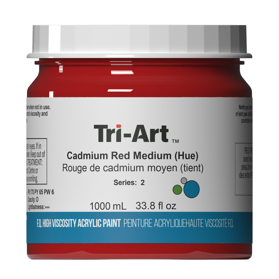 Tri-Art High Viscosity - Cadmium Red Medium (Hue) 1000mL