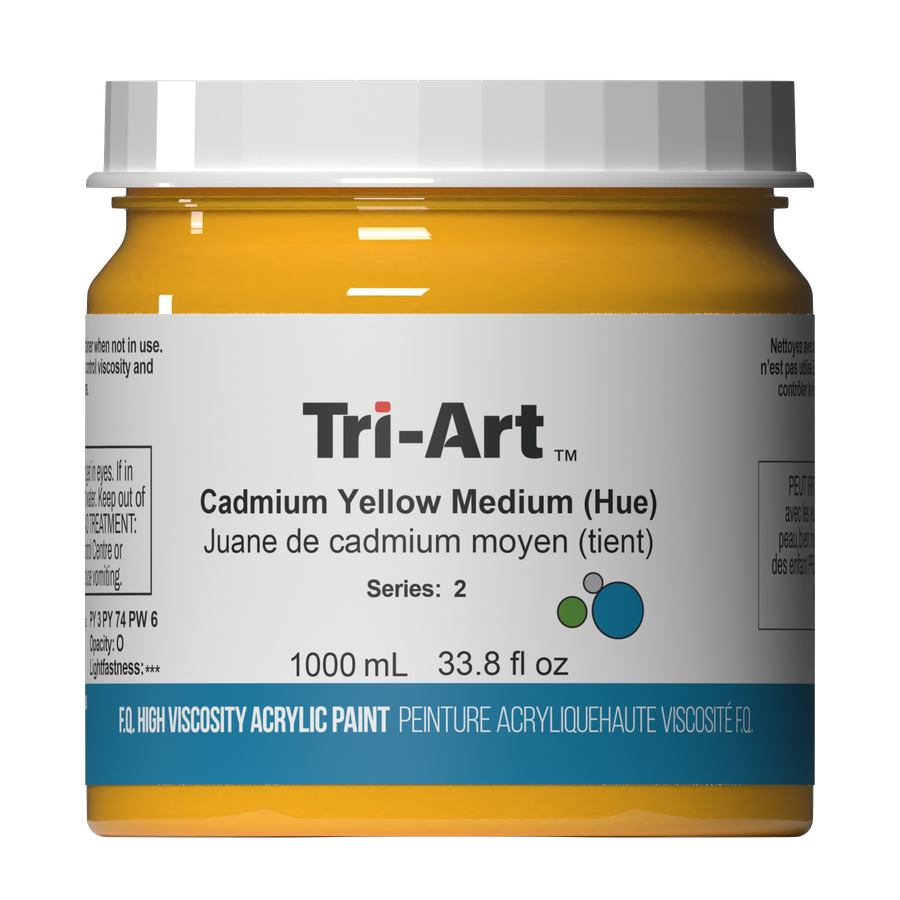 Tri-Art High Viscosity - Cadmium Yellow Medium (Hue) 1000mL