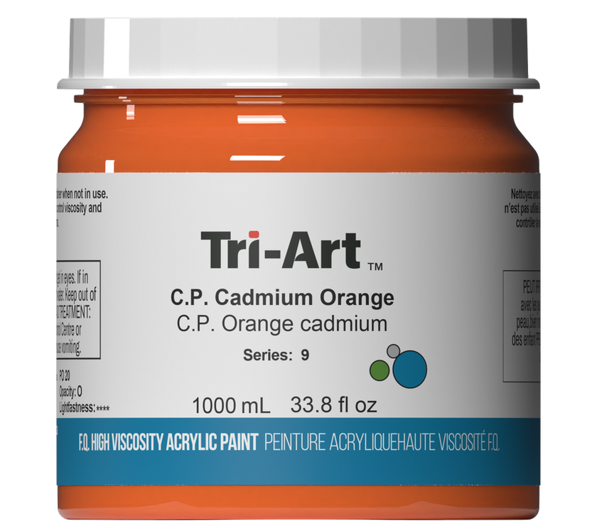 Tri-Art High Viscosity - C.P. Cadmium Orange - Art Noise
