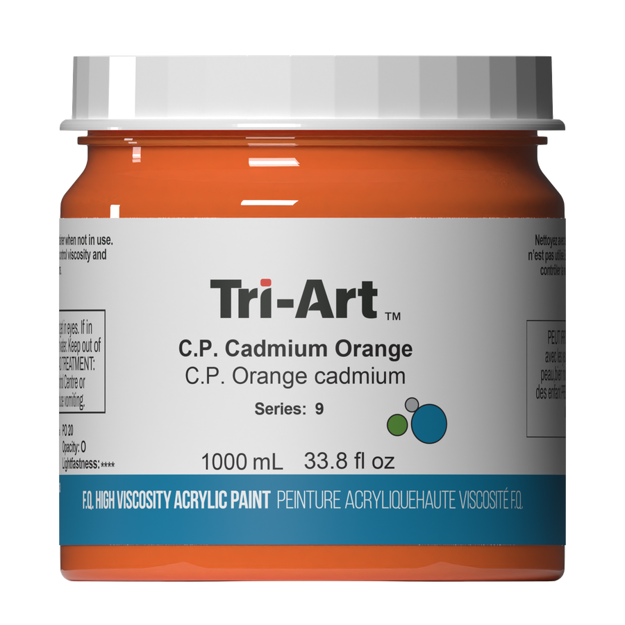 Tri-Art High Viscosity - C.P. Cadmium Orange 1000mL