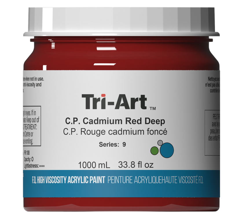 Tri-Art High Viscosity - C.P. Cadmium Red Deep - Art Noise