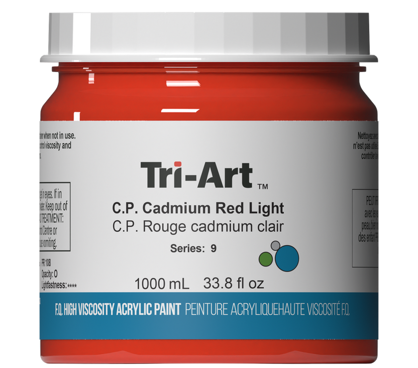 Tri-Art High Viscosity - C.P. Cadmium Red Light - Art Noise