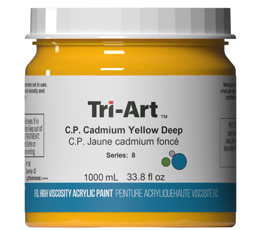 Tri-Art High Viscosity - C.P. Cadmium Yellow Deep - Art Noise