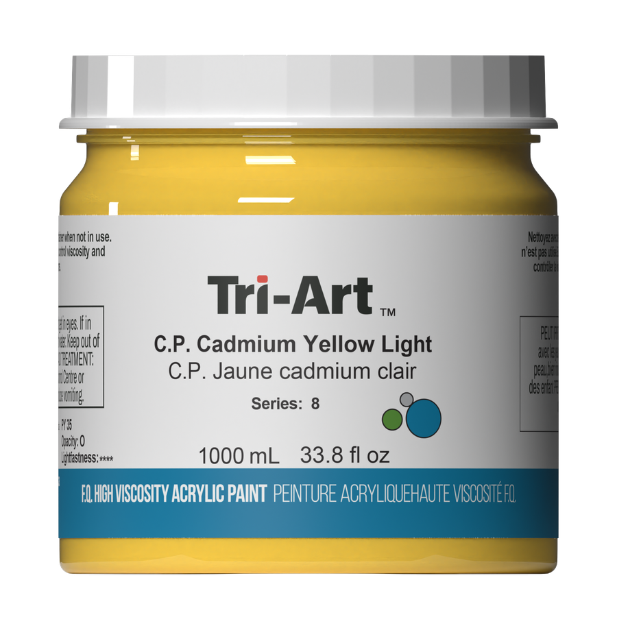 Tri-Art High Viscosity - C.P. Cadmium Yellow Light 1000mL