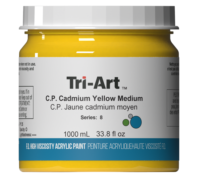 Tri-Art High Viscosity - C.P. Cadmium Yellow Medium - Art Noise