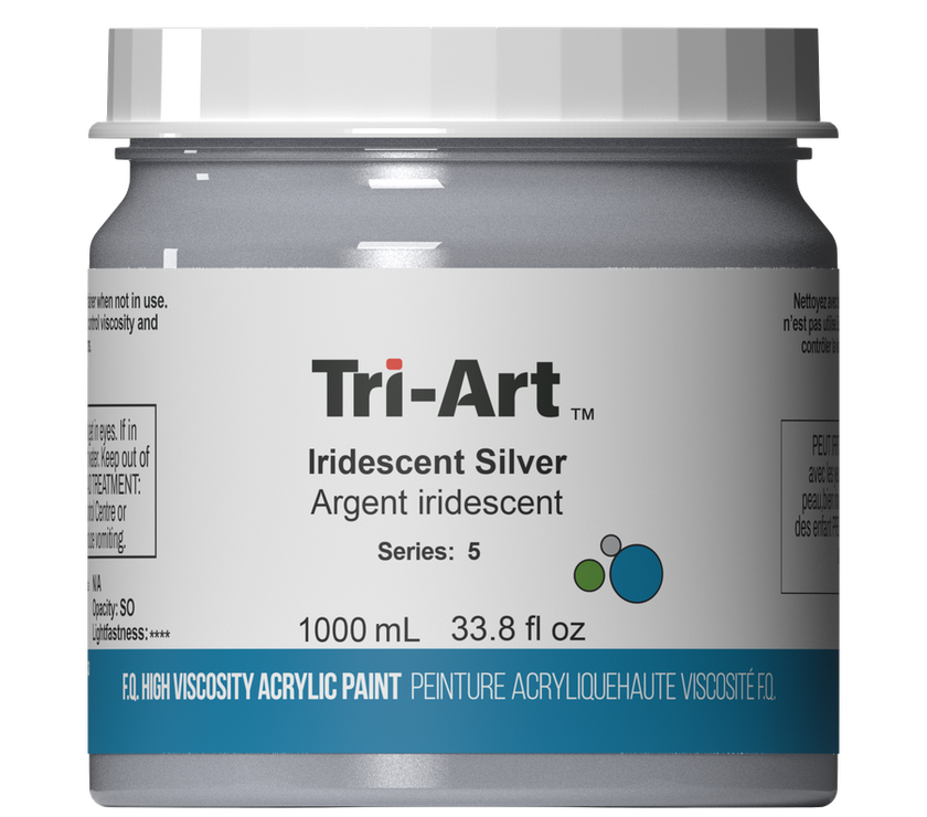 Tri-Art High Viscosity - Iridescent Silver - Art Noise