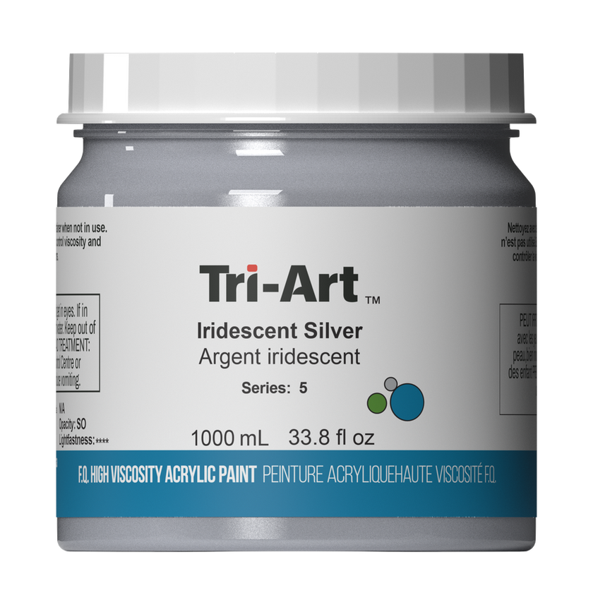 Tri-Art High Viscosity - Iridescent Silver - Art Noise