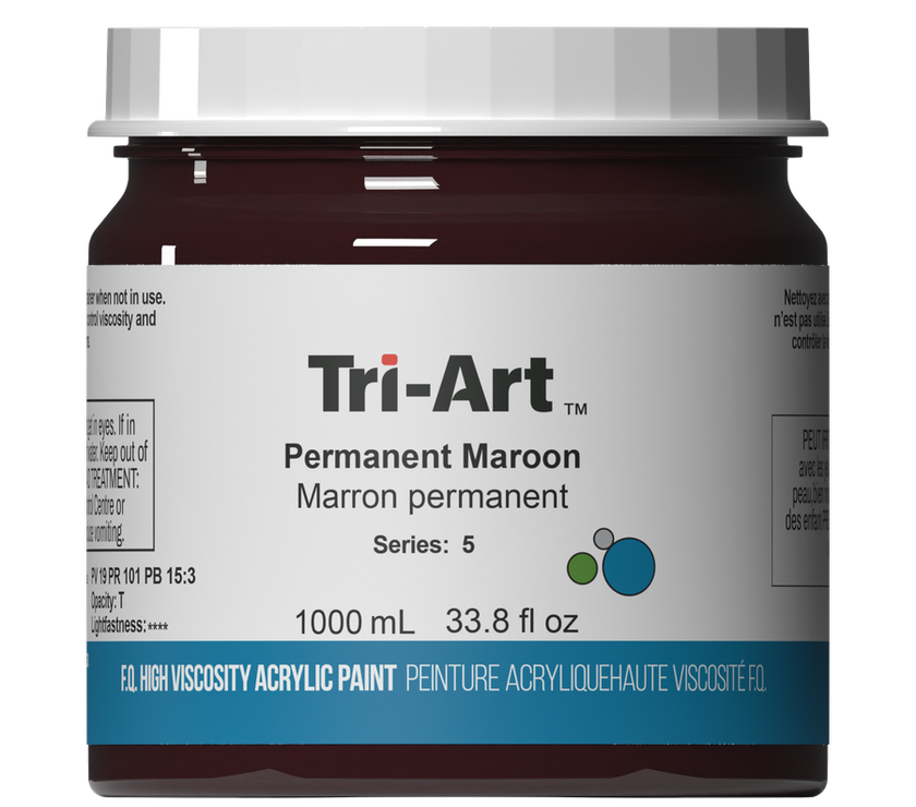Tri-Art High Viscosity - Permanent Maroon - Art Noise