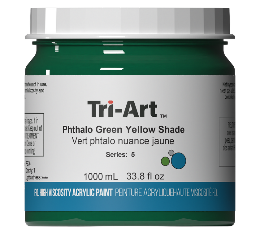 Tri-Art High Viscosity - Phthalo Green Yellow Shade - Art Noise