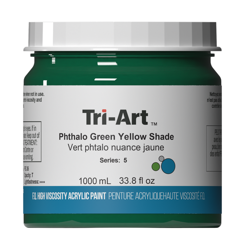 Tri-Art High Viscosity - Phthalo Green Yellow Shade - Art Noise