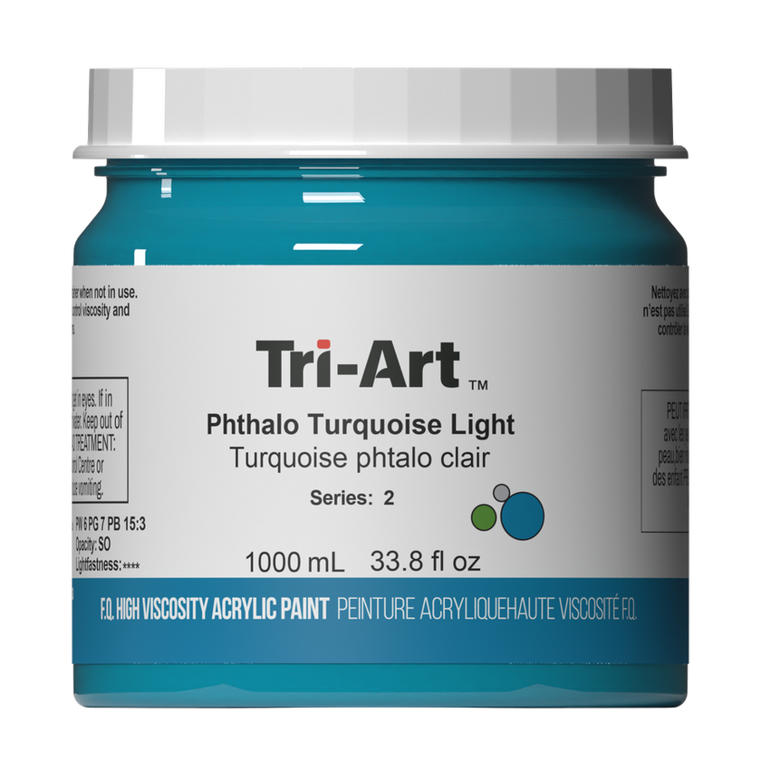 Tri-Art High Viscosity - Phthalo Turquoise Light - Art Noise