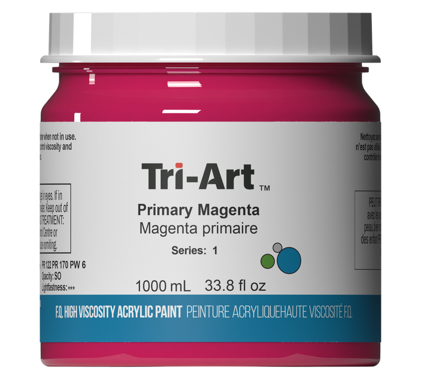 Tri-Art High Viscosity - Primary Magenta - Art Noise