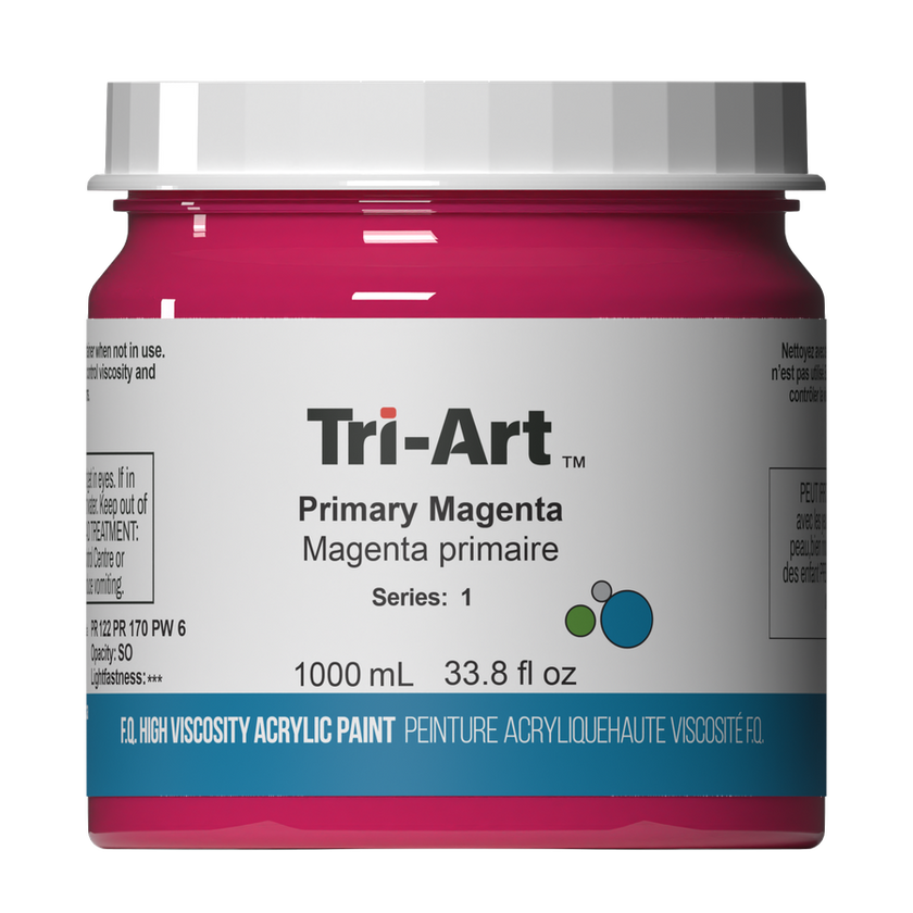 Tri-Art High Viscosity - Primary Magenta - Art Noise