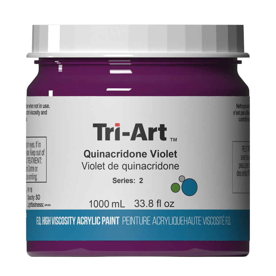 Tri-Art High Viscosity - Quinacridone Violet 1000mL