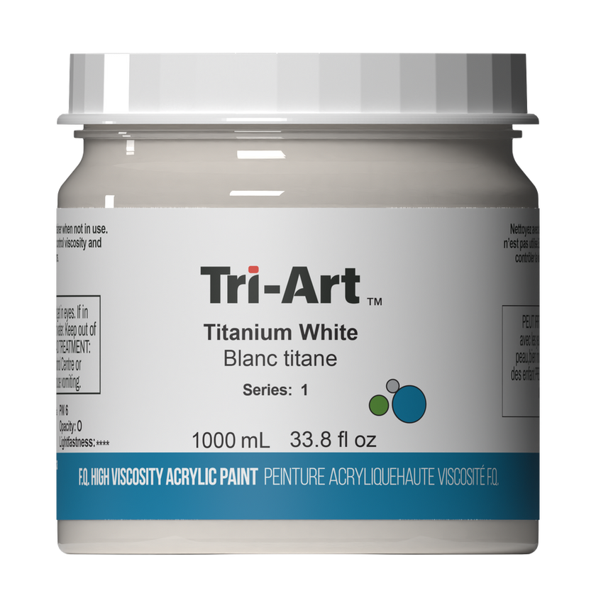 Tri-Art High Viscosity - Titanium White - Art Noise