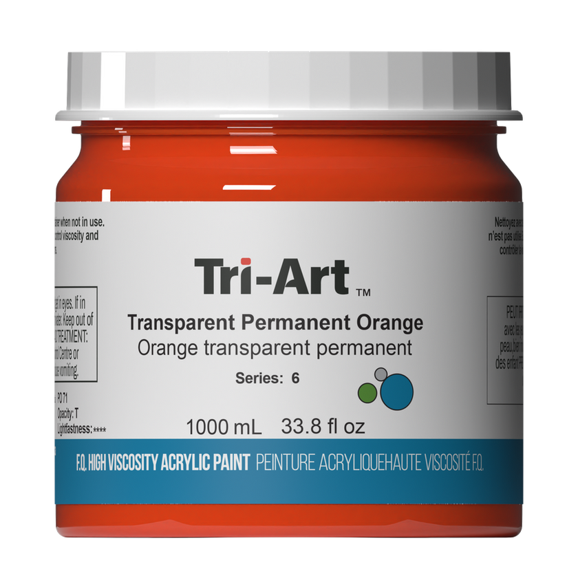 Tri-Art High Viscosity - Transparent Permanent Orange - Art Noise
