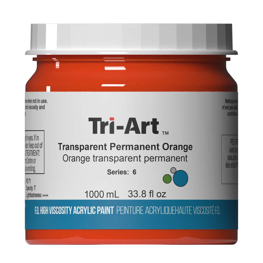 Tri-Art High Viscosity - Transparent Permanent Orange - Art Noise