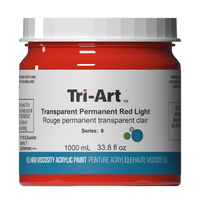 Tri-Art High Viscosity - Transparent Permanent Red Light - Art Noise
