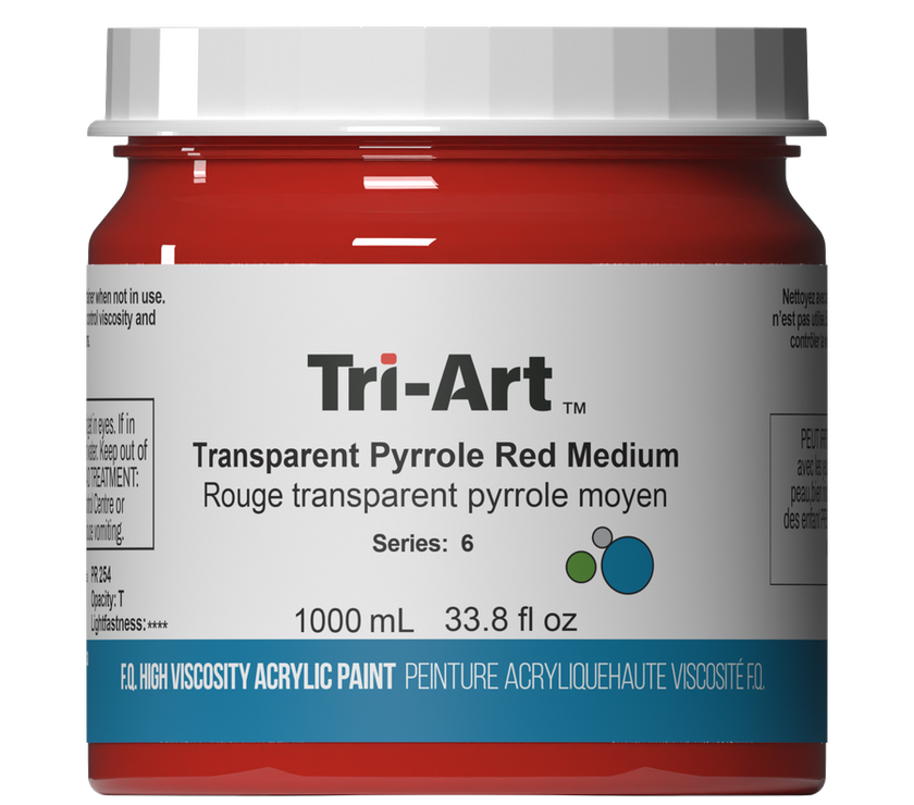 Tri-Art High Viscosity - Transparent Pyrrole Red Medium - Art Noise
