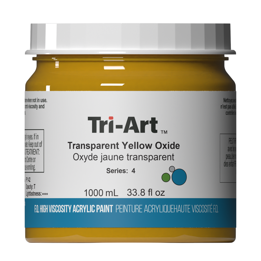 Tri-Art High Viscosity - Yellow Oxide 1000mL