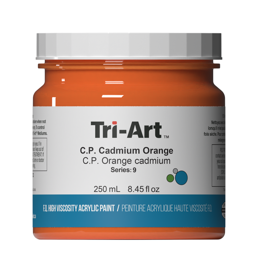 Tri-Art High Viscosity - C.P. Cadmium Orange - Art Noise