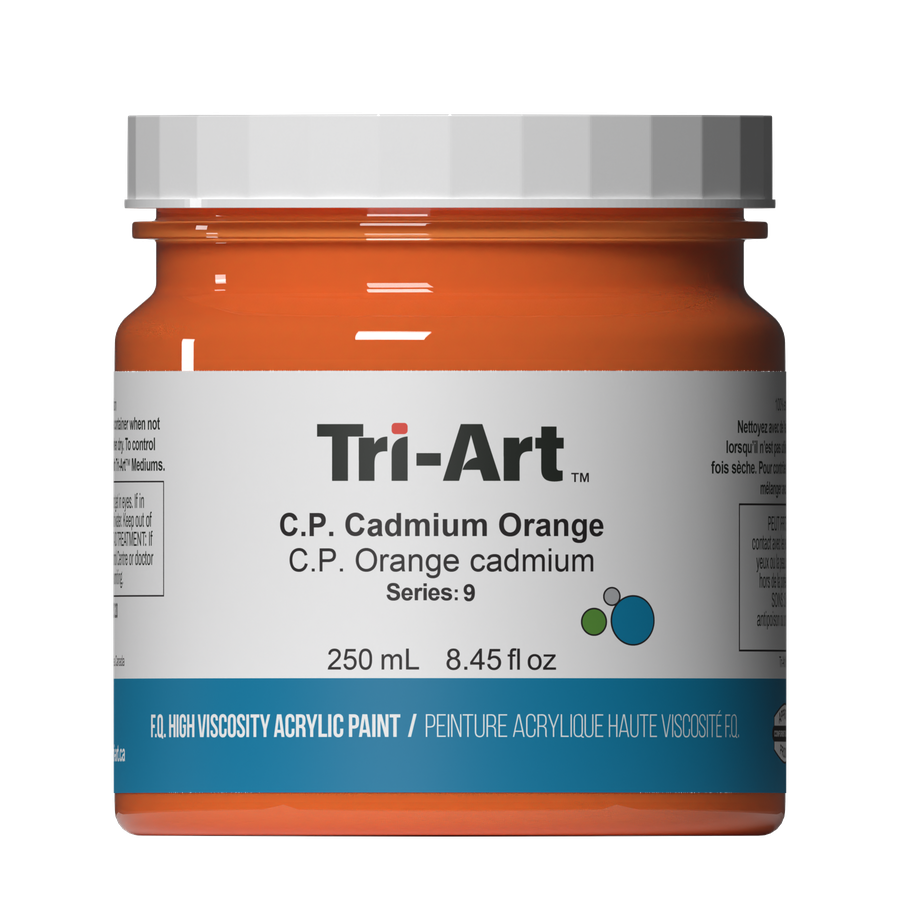 Tri-Art High Viscosity - C.P. Cadmium Orange 250mL